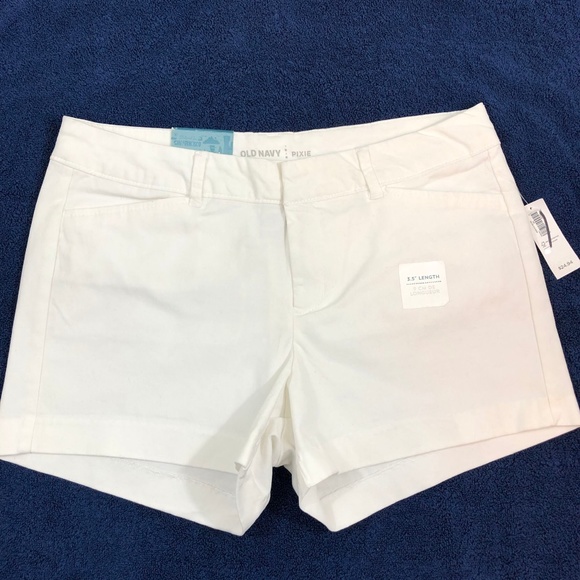 Old Navy Pants - NWT Old Navy 'Pixie' White Twill 3.5" Shorts